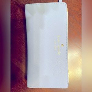 Kate Spade leather wallet (light purple) - great condition!
